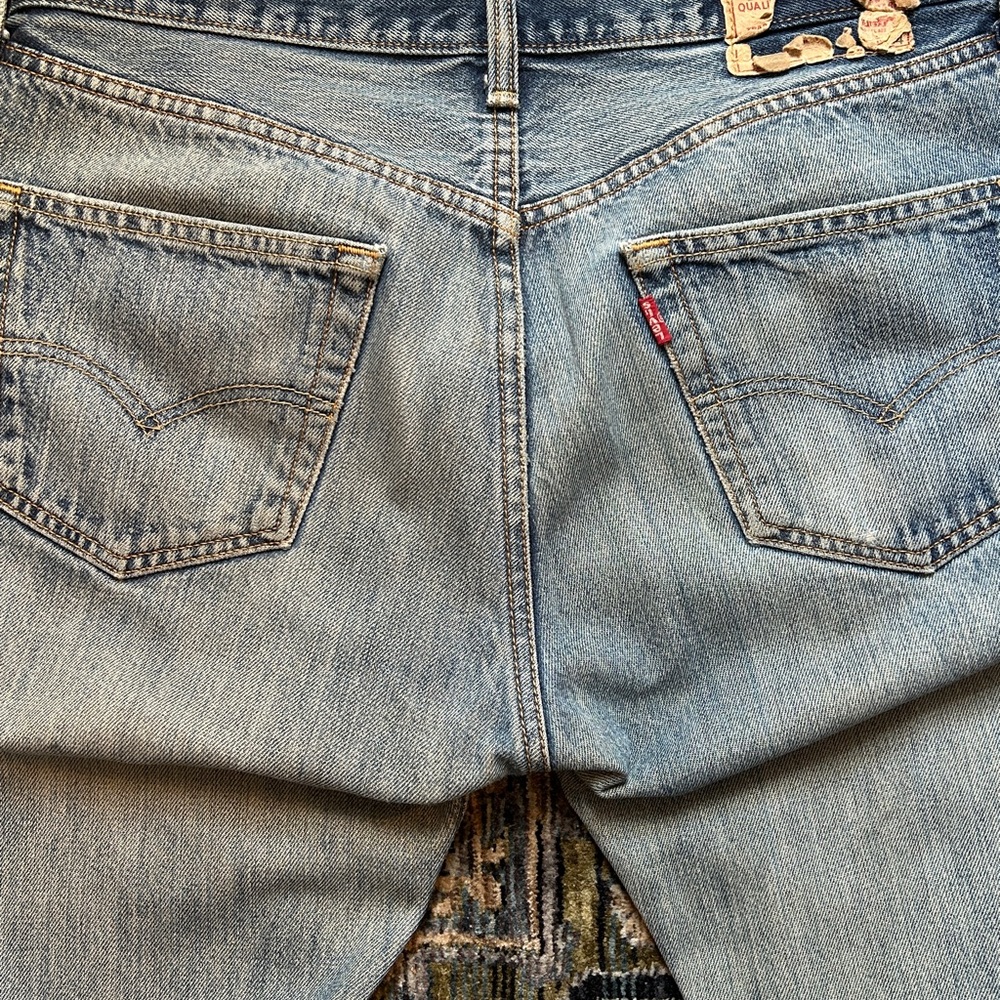 Levi's 501 Vintage Denim Jeans 32x34 - Picture 7 of 9